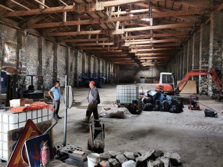 Rekonstrukcija strehe na skladišču soli Grando v Portorožu I Ricostruzione del tetto del magazzino del sale Grando a Portorose 4